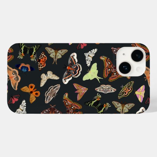 Moth Case-Mate iPhone Case (Achterkant (horizontaal))