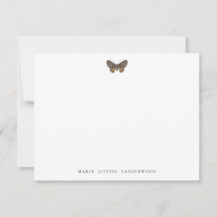 Moth Classic Personalized Stationery Note Kaart Notitiekaartje
