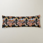 Moth Cotillion | Lange-hoofdpijp Goblincore Lichaamskussen (Achterkant)