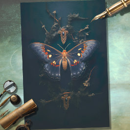 Moth Dark Academia 1 Decoupage papier