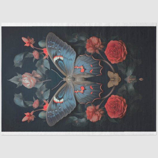Moth Dark Academia 2 Decoupage papier (Voorkant)