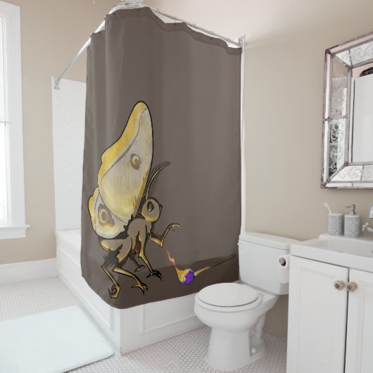 Moth Douchegordijn (In situ)