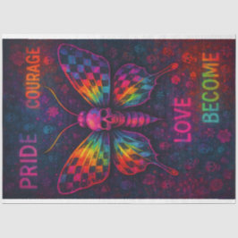 Moth - Empowering Words Decoupage Paper LGBTQ Tissuepapier