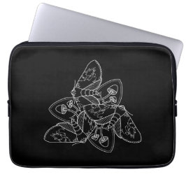 Moth en Mushroom Laptop Sleeve