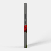 Moth en Red Zinnia Samsung Galaxy Hoesje (Rechterkant)