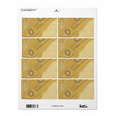  Moth Etiket (Full Sheet)