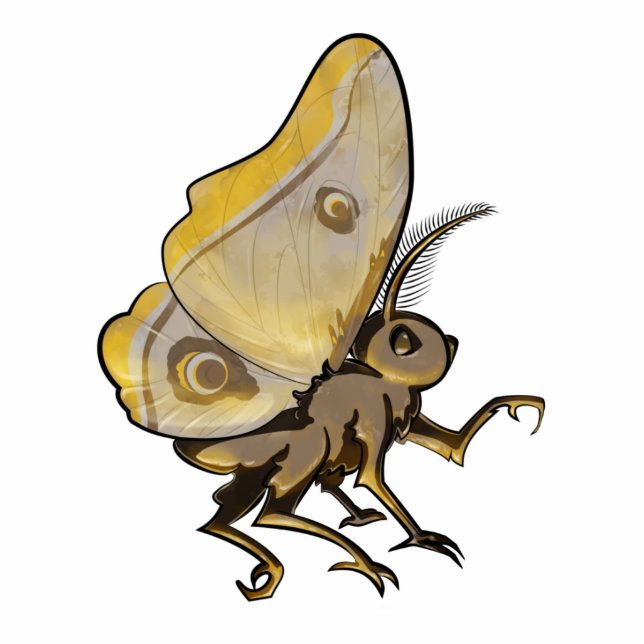 Moth Fotobeeldje Magneet (Voorkant)