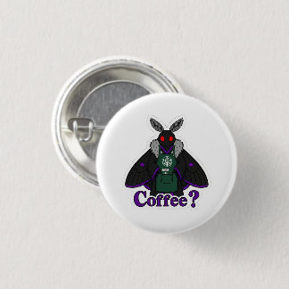 Moth Full Of Coffee Ronde Button 3,2 Cm