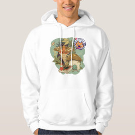Moth Gemaskerde Geest & Kosmische Kat: Betoverd Bo Hoodie