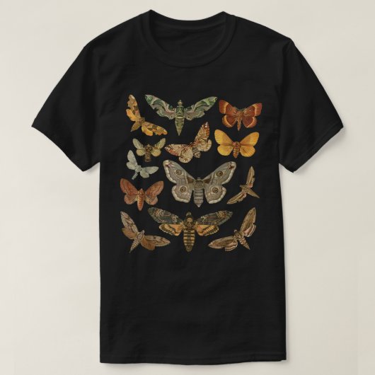  Moth Goblincore Aesthetische Donkere Academie Co T-shirt (Design voorkant)