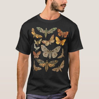 Moth Goblincore Aesthetische Donkere Academie Co T-shirt
