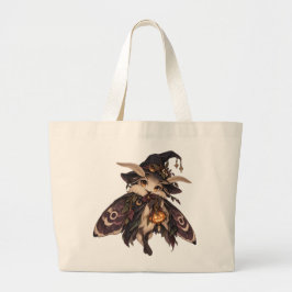 Moth Heks Donkere Halloween Boodschappentas Grote Tote Bag