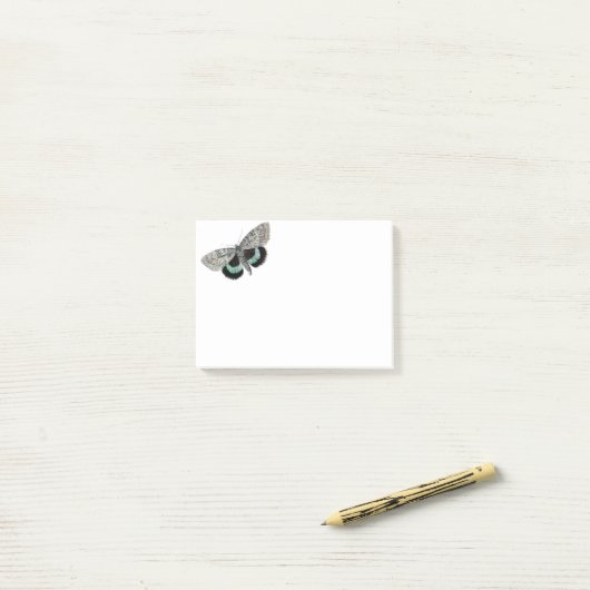 Moth illustratie post-it® notes (Op bureau)