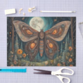 Moth in the Moonlight Decoupage Tissue Paper Tissuepapier (Craft)