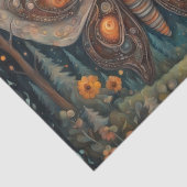 Moth in the Moonlight Decoupage Tissue Paper Tissuepapier (Detail)