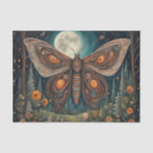 Moth in the Moonlight Decoupage Tissue Paper Tissuepapier (Voorkant)