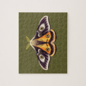 Moth Insect Art Goblincore Saturnia Witchy Green Legpuzzel (Verticaal)