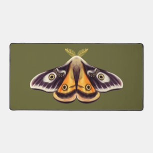 Moth Insect Art Goblincore Witchy Green Butterfly Bureaumat