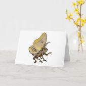 Moth Kaart (Gele Bloem)