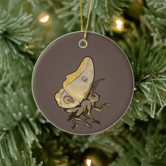 Moth Keramisch Ornament (Boom)