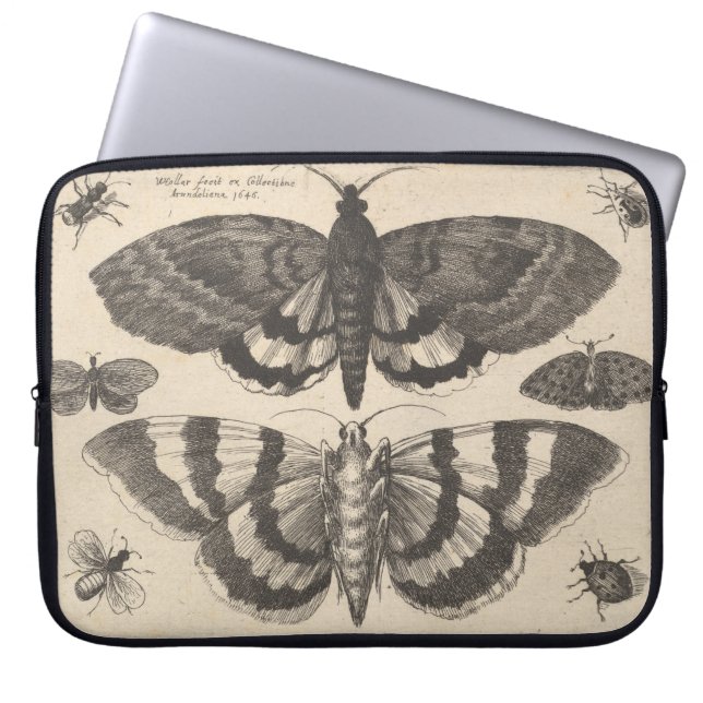  Moth Lepidoptera Laptop Sleeve (Voorkant)