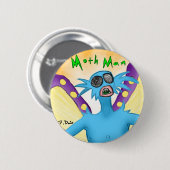 Moth Man Button (Voorkant /achterkant)