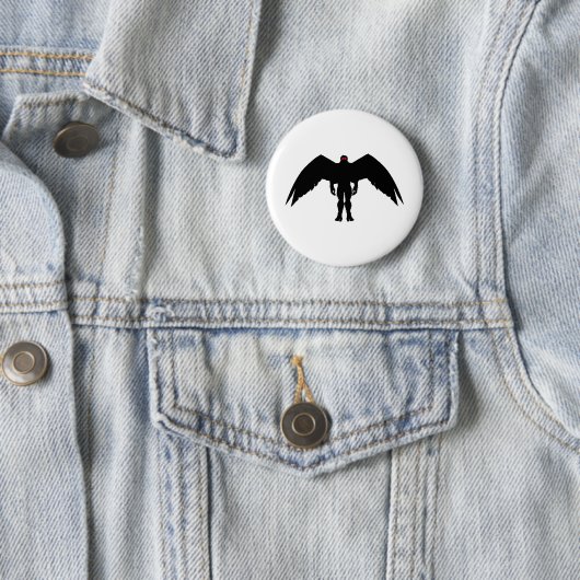 Moth Man Ronde Button 5,7 Cm (In situ)