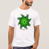 Moth Mandelbrot fractal white t-shirt (Voorkant)