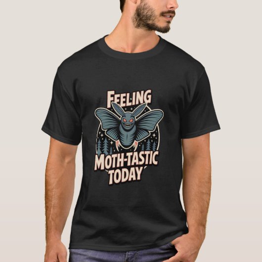 Moth Mann Cryptid Mothman T-shirt (Voorkant)