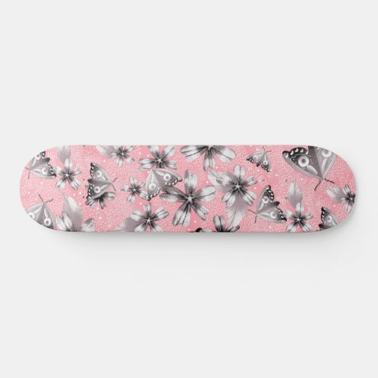 Moth Meadow Persoonlijk Skateboard (Horizontaal)