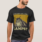 Moth Meme Lamp Seeker Funny Design T-shirt (Voorkant)