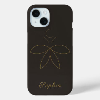 Moth & Moon iPhone 15 Case
