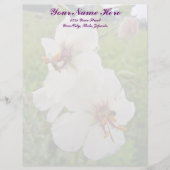 Moth Mullein Wildflower Letterhead Persoonlijk Briefhoofd (Voorkant)