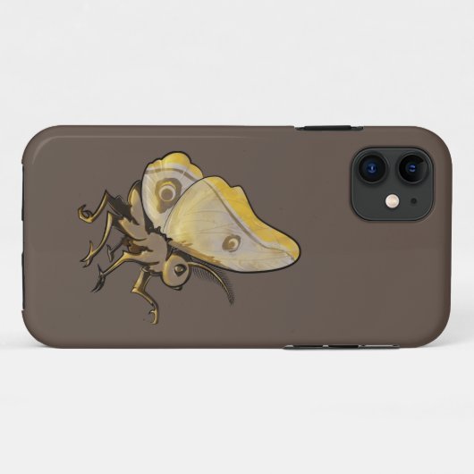 Moth naar een vlam Case-Mate iPhone case (Achterkant (horizontaal))