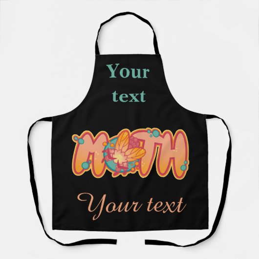 Moth, nachtvlinder, schort (Voorkant)