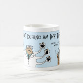 Moth neemt een inktvlek test koffiemok (Center)