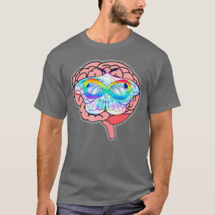 Moth neurodivergent symbool t-shirt