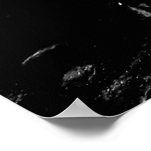 Moth op de schedel poster (Hoek)