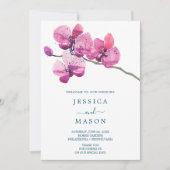Moth Orchid Wedding Programma (Voorkant)