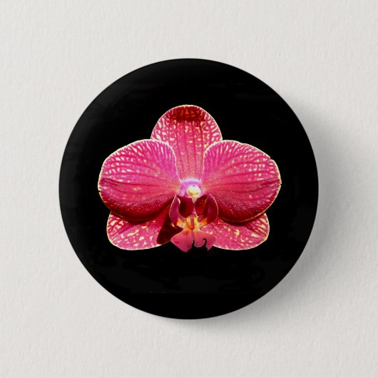 Moth Orchidee Badge Ronde Button 5,7 Cm (Voorkant)