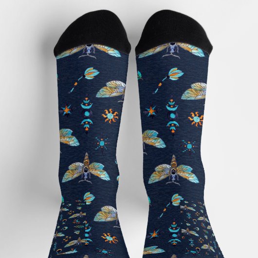 Moth Pattern Sokken (Top)