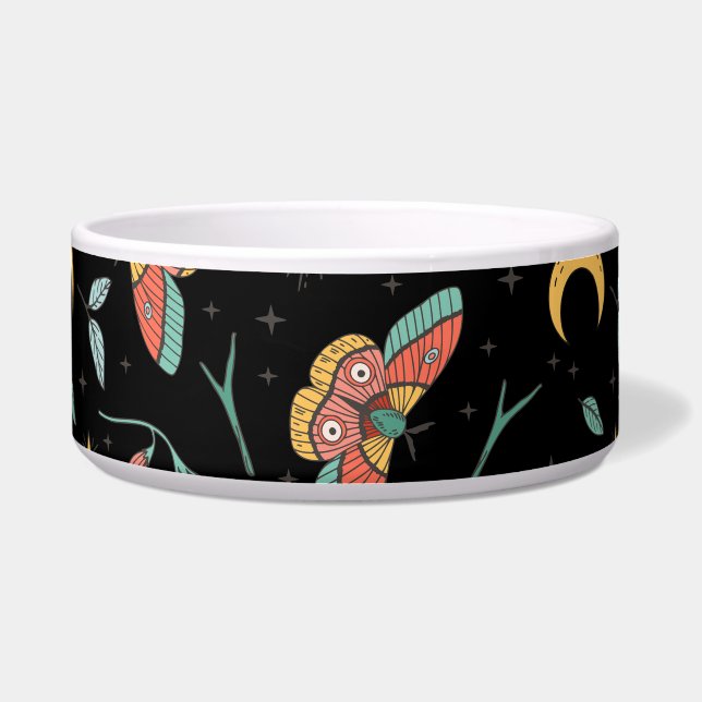 Moth Pattern Voerbakje (Voorkant)