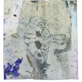 Moth Petroglyph Three Rivers Petroglyph Site Douchegordijn (Voorkant)