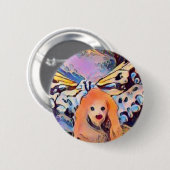 Moth Pixie Ronde Button 5,7 Cm (Voorkant /achterkant)