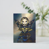 "Moth Queen: Acherontia Atropos Briefkaart (Staand voorkant)