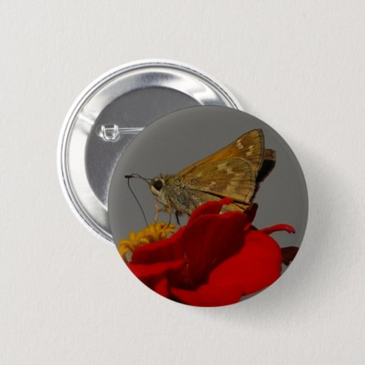Moth Ronde Button 5,7 Cm (Voorkant /achterkant)