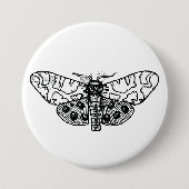Moth Ronde Button 7,6 Cm (Voorkant)