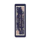 Moth, Rose & Thistle Retouradreslabels Etiket (Voorkant)