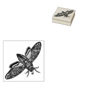 Moth Rubber Stamp Rubberstempel (Gestempeld)