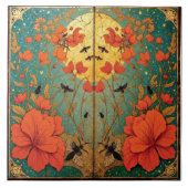 Moth Sanctuary Under the Moonlit Sky Tegeltje (Voorkant)